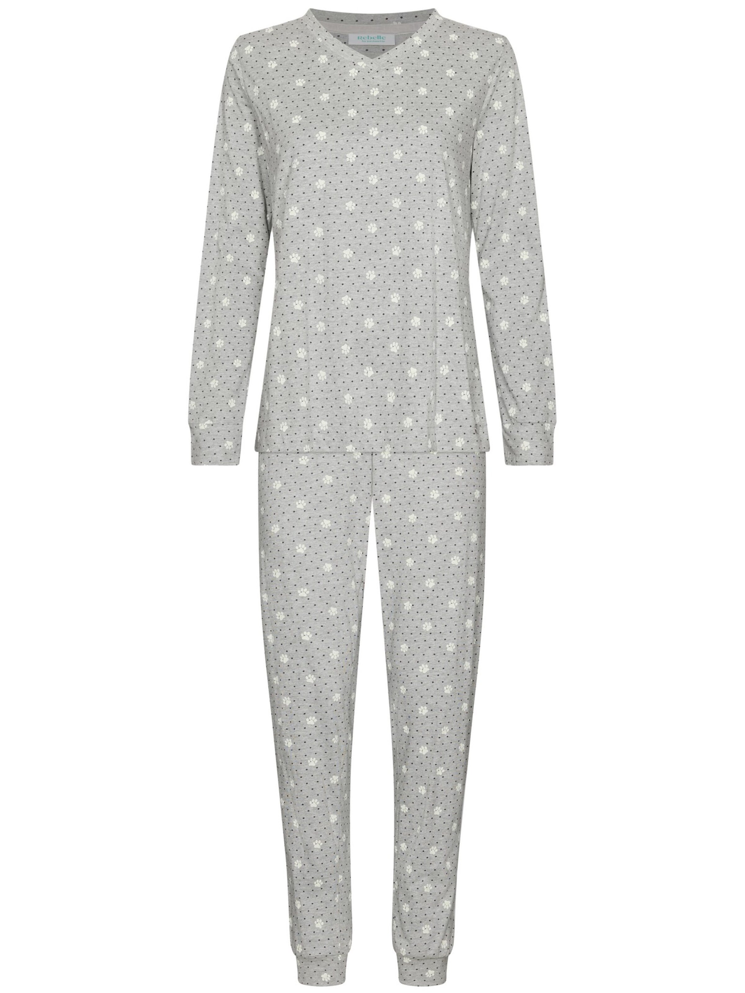 Rebelle Pajama in Grey: front