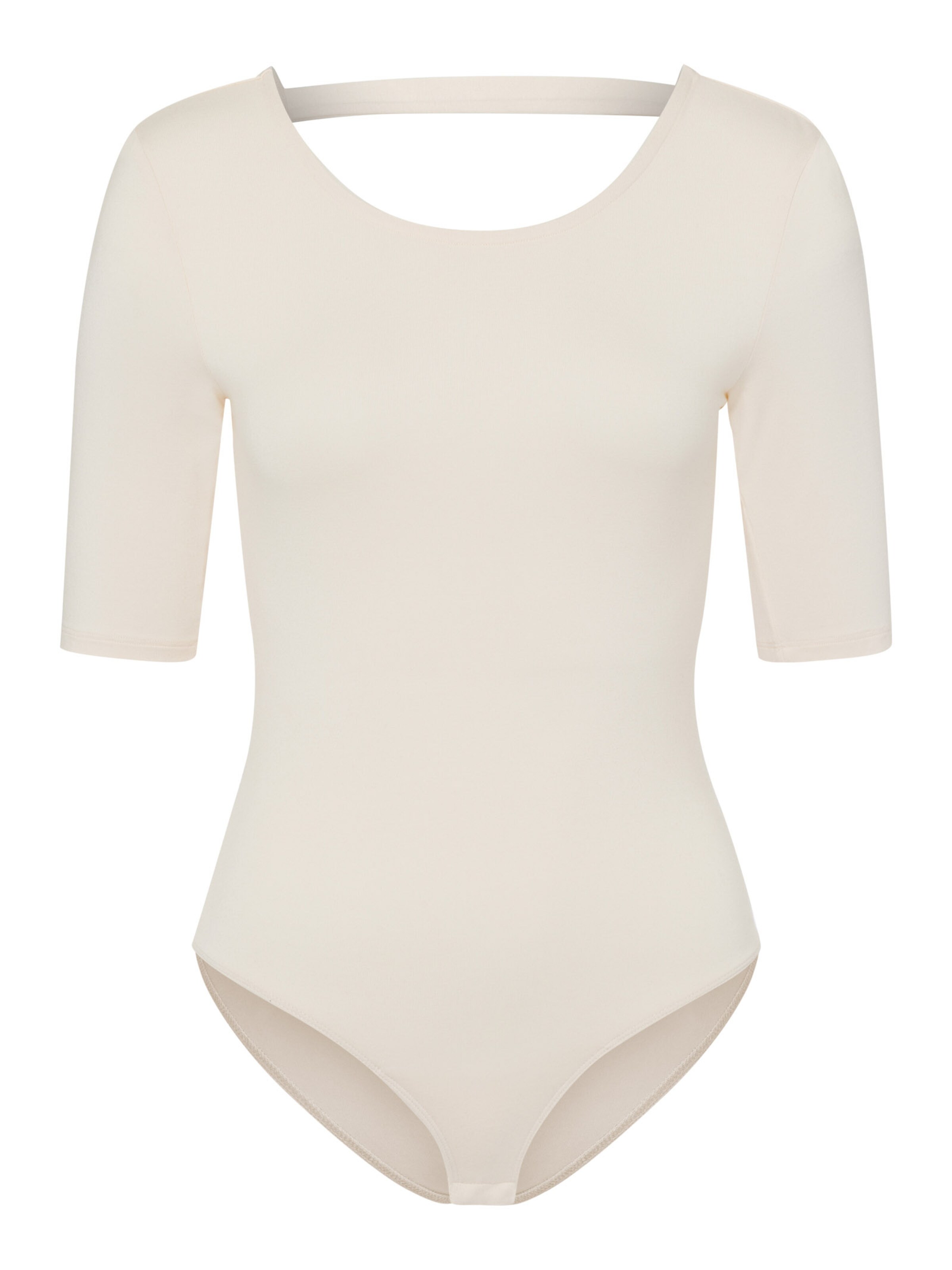 Shirtbody 'Charlotte' Les Lunes en blanc : devant