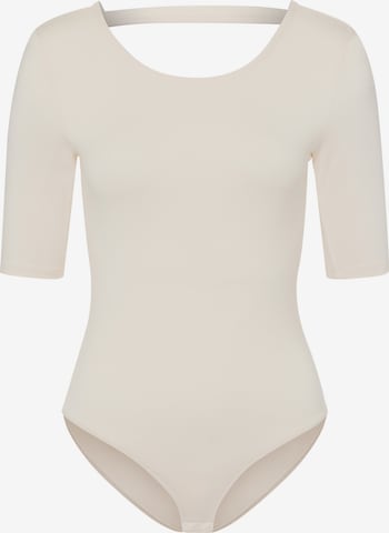 Les Lunes Shirtbody 'Charlotte' in Weiß: predná strana