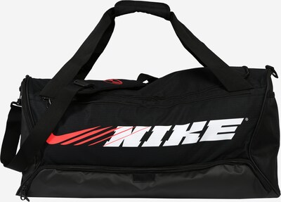 NIKE Спортна чанта 'Brasilia' в червено / черно / бяло, Преглед на продукта