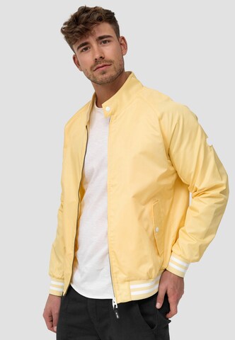 INDICODE JEANS Between-Season Jacket 'Ayser' in Yellow