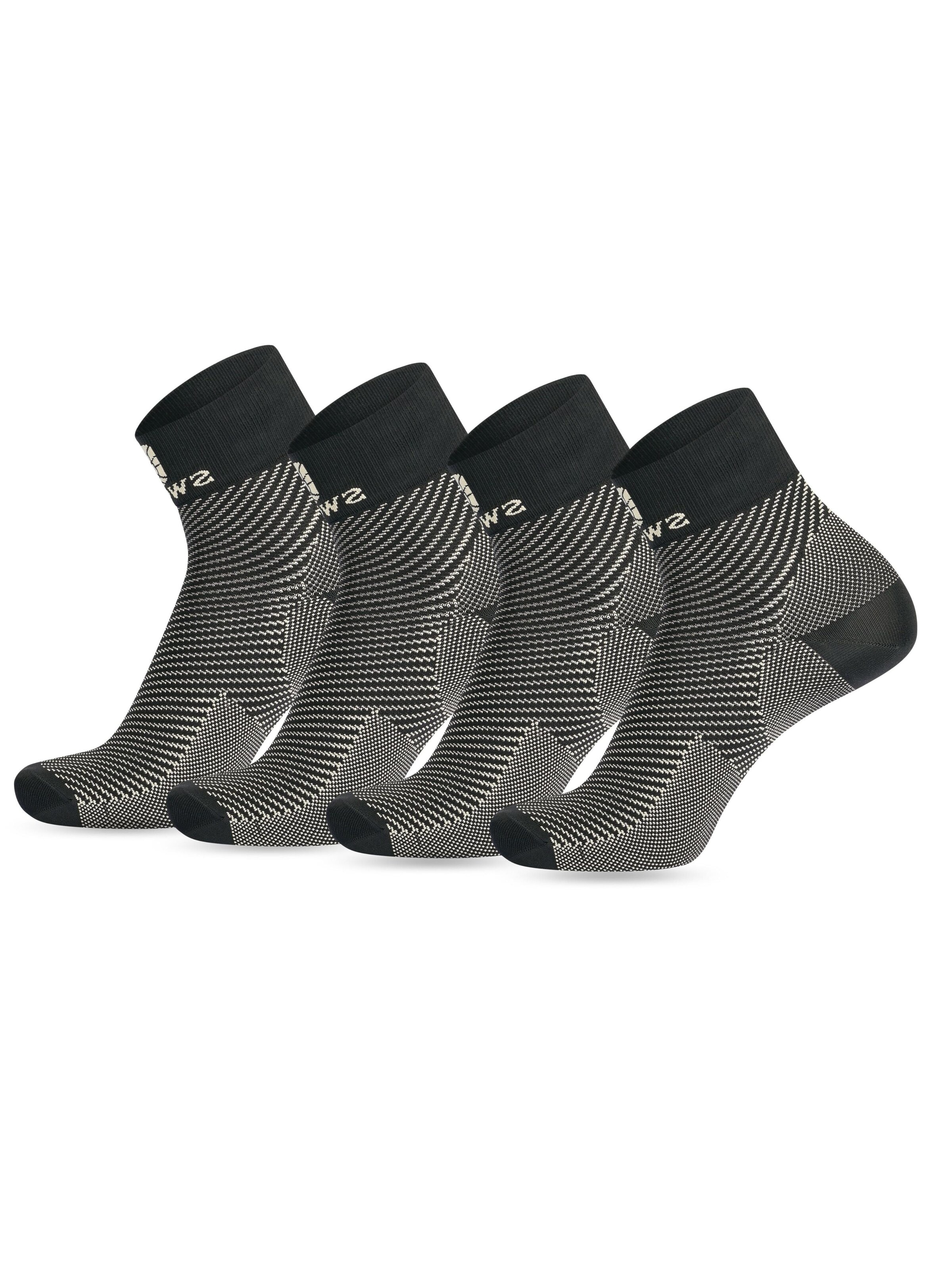 SWORTS Athletic Socks 'VITAL' in Black: front