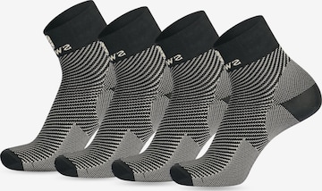 SWORTS Athletic Socks 'VITAL' in Black: front