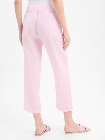 Marie Lund Pleat-Front Pants in Pink