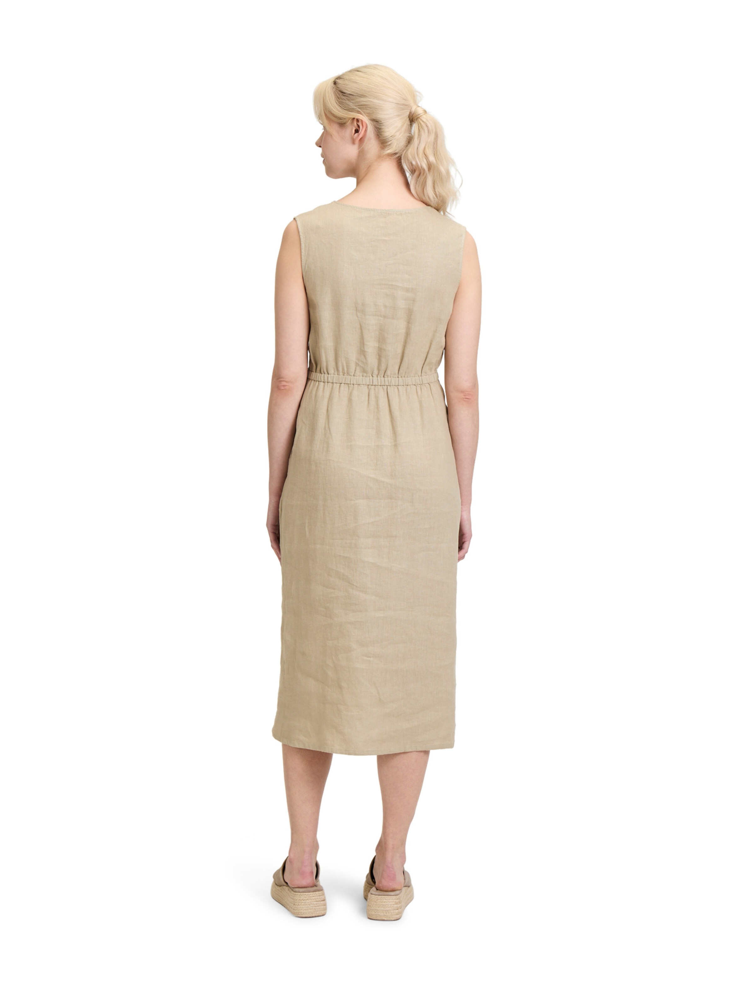 Cartoon Kleid in Beige