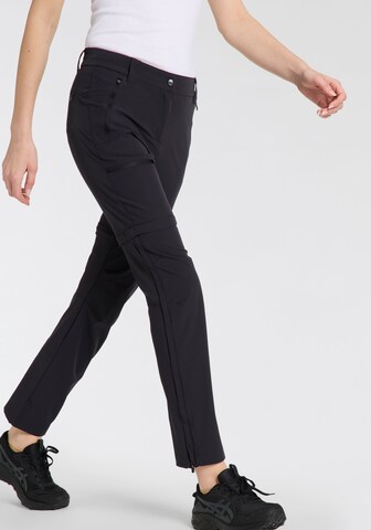 CMP Regular Outdoorhose in Schwarz: Vorderseite