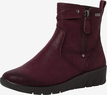 JANA Ankle Boots in Red: front