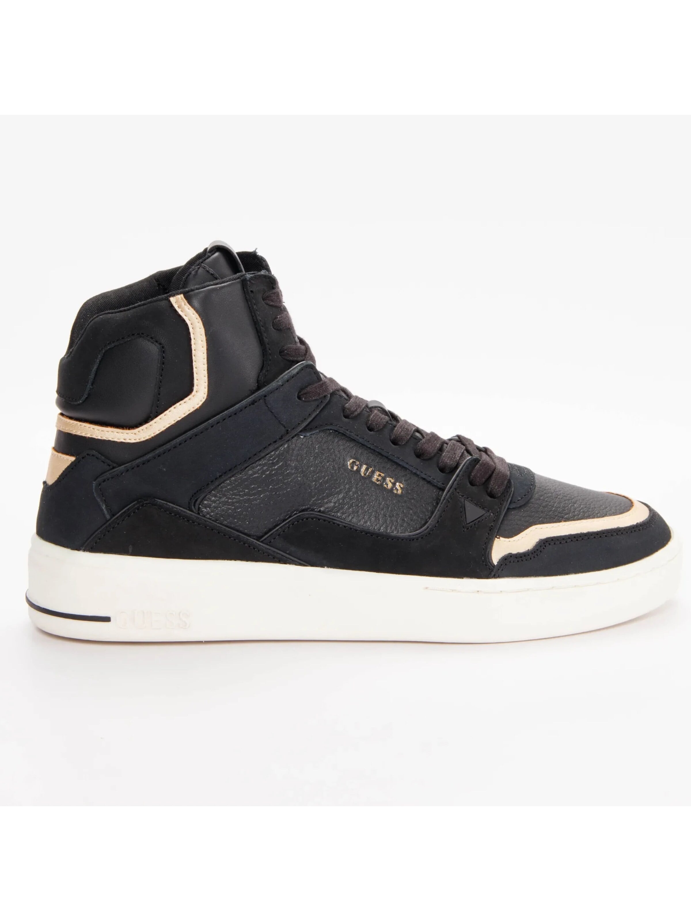 GUESS - Zapatos con cordón 'Classic' en negro: frente