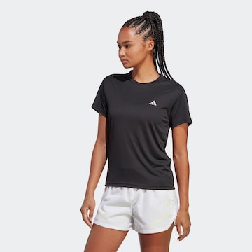 ADIDAS PERFORMANCE Performance Shirt 'Run It' in Black: front