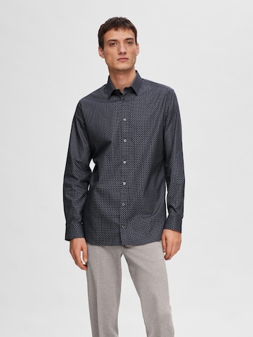 Regular fit Camicia 'ETHAN' di SELECTED HOMME in blu