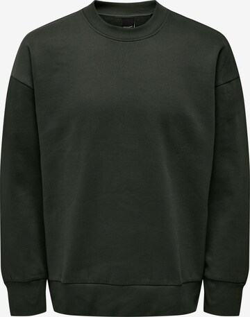 Only & Sons Sweatshirt in Black: front