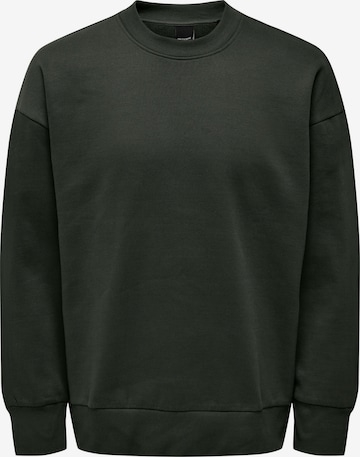 Only & Sons Sweatshirt in Black: front