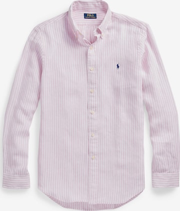 Coupe slim Chemise Polo Ralph Lauren en rose : devant
