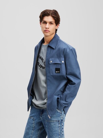 KARL LAGERFELD JEANS Between-season jacket in Blue: front