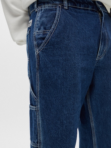 Pull&Bear Regular Jeans in Blauw