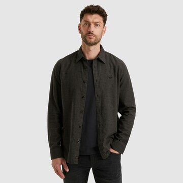 PME Legend Regular Fit Hemd in Schwarz