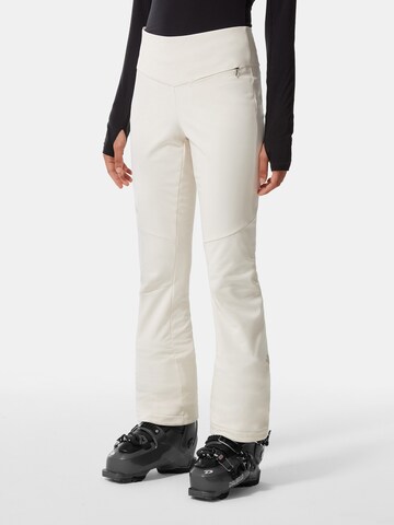 THE NORTH FACE Regular Outdoor trousers 'SNOGA' in White: front