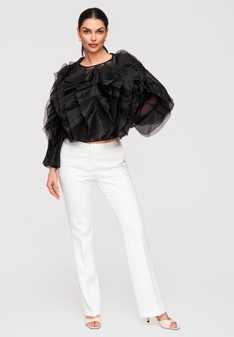 Ombre Blouse in Black