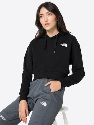 THE NORTH FACE Sweatshirt in Black: front