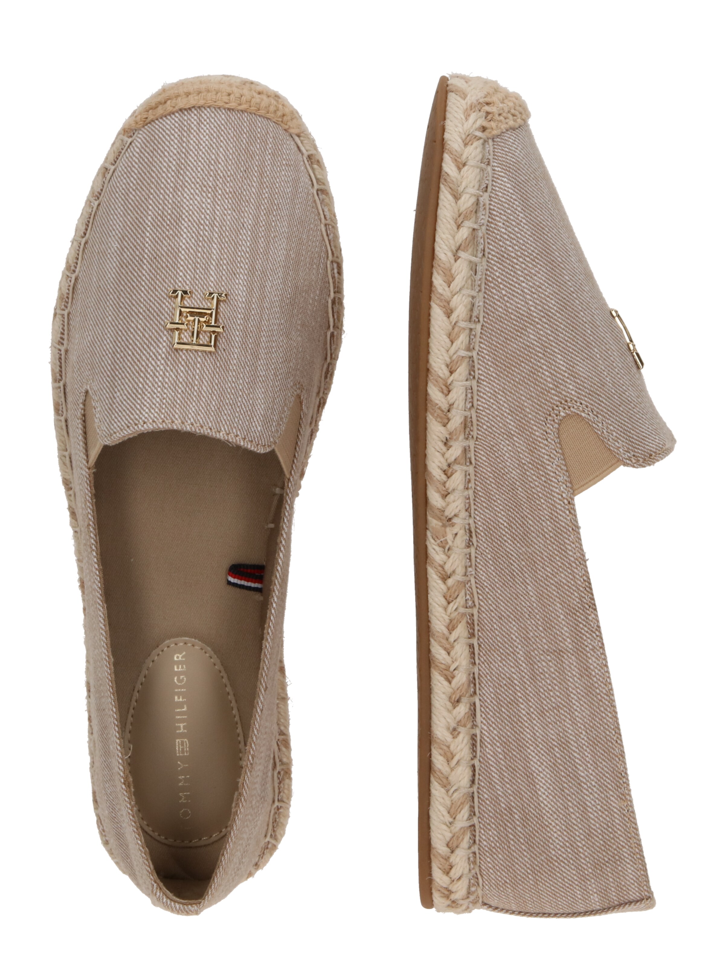 bēšs TOMMY HILFIGER Espadrillas