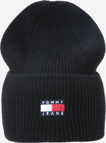 melns Tommy Jeans Cepure 'HERITAGE'