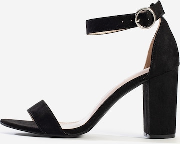 Celena Sandaler 'Claudia' i sort: forside