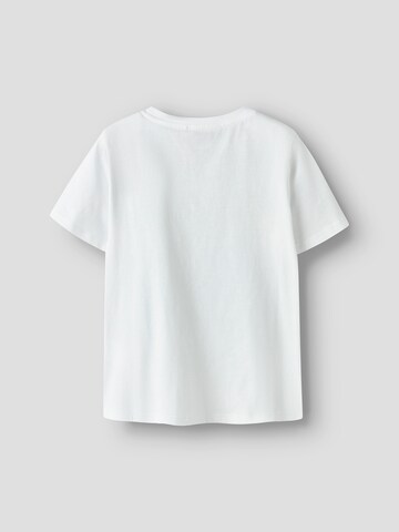 NAME IT Μπλουζάκι 'NKMFRANS' σε λευκό