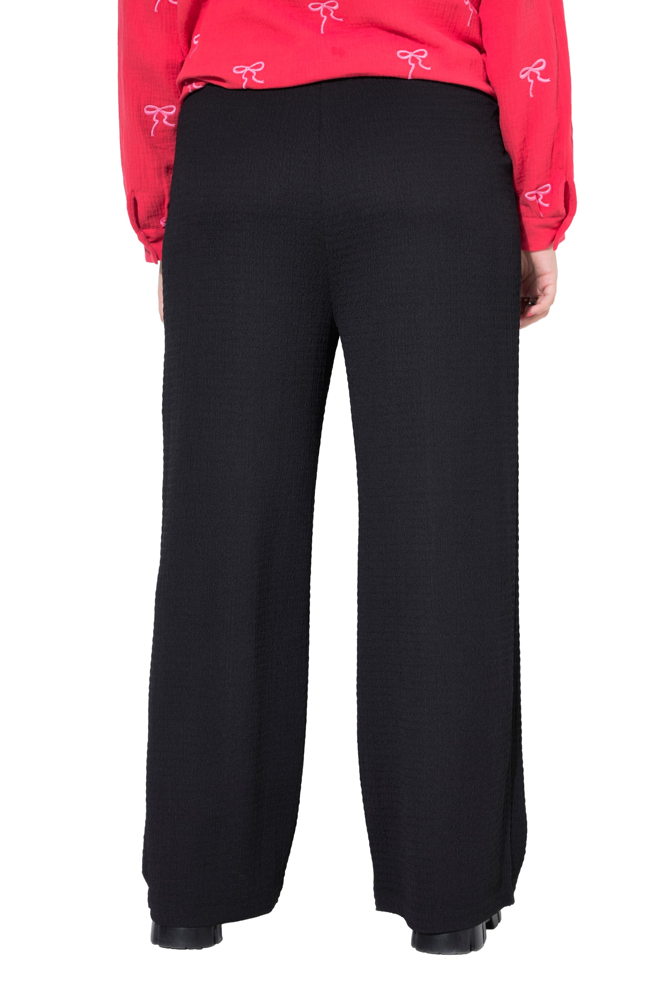 Studio Untold Wide Leg Hose in Schwarz