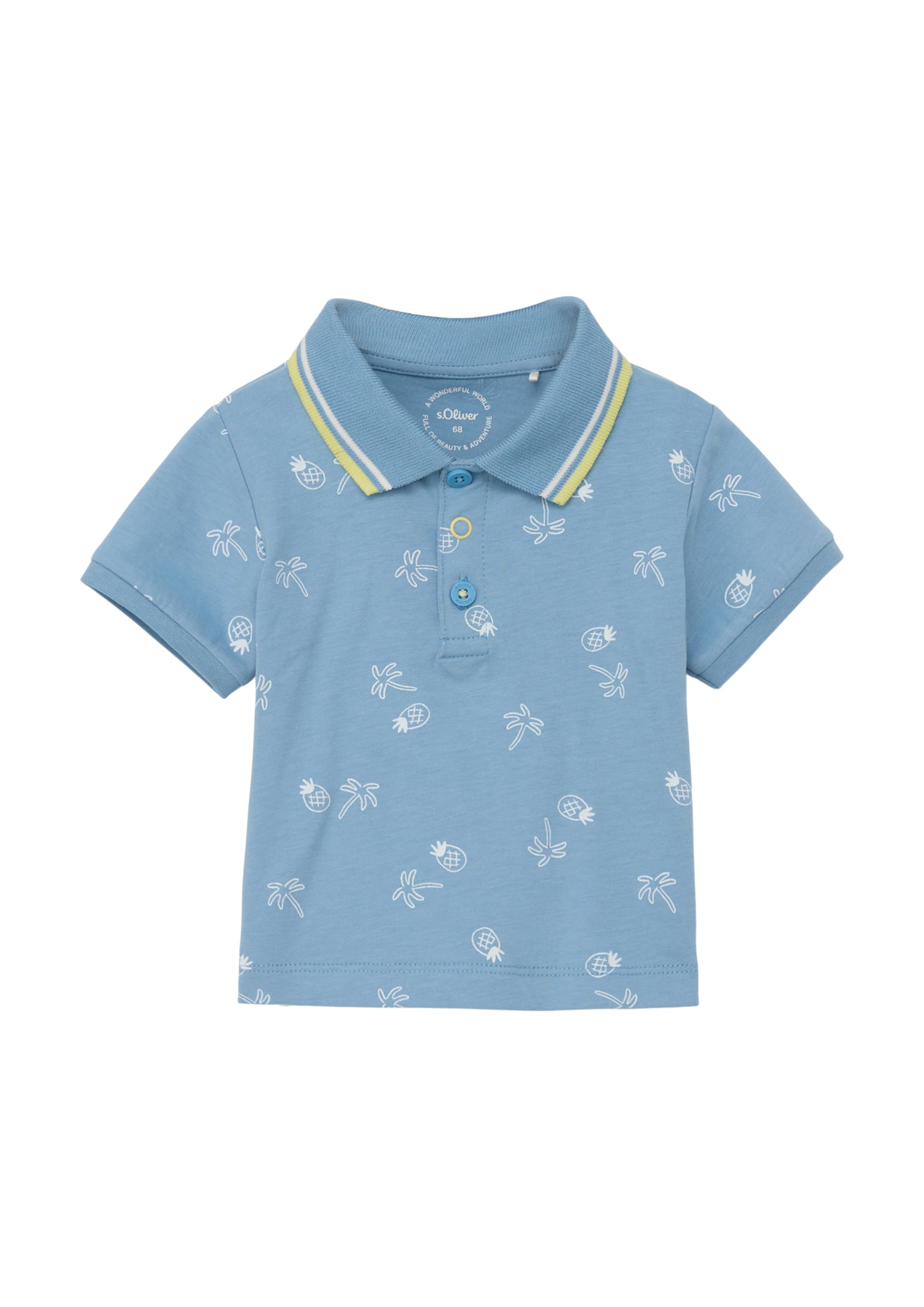 s.Oliver Poloshirt in Blau: Vorderseite