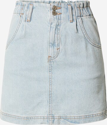 TOPSHOP Skirt in Blue: front