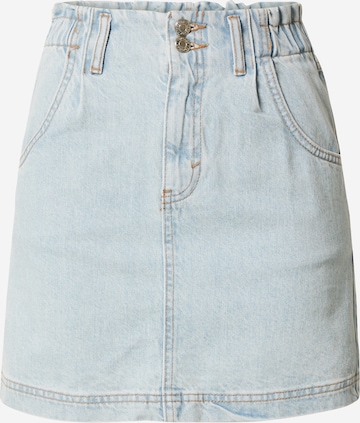 TOPSHOP Skirt in Blue: front