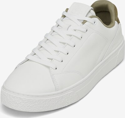 Marc O'Polo Sneakers laag in de kleur Olijfgroen / Wit, Productweergave