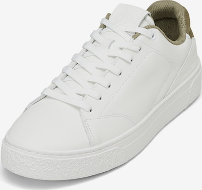 Marc O'Polo Sneakers laag in de kleur Olijfgroen / Wit, Productweergave