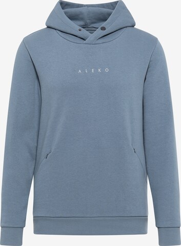 ALEKO Sweatshirt in Blauw: voorkant