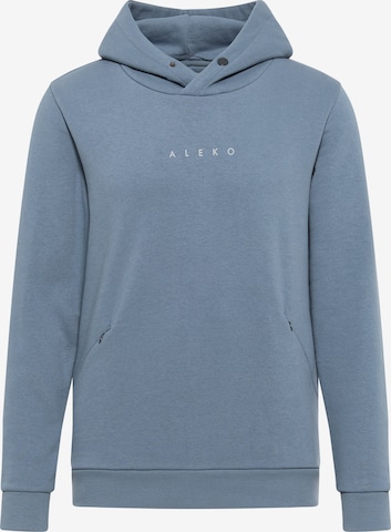 ALEKO Sweatshirt in Blue: front