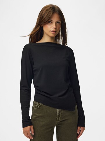 PIECES Shirt in Schwarz: Vorderseite