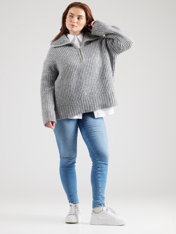ONLY Carmakoma Skinny Jeans 'CARSHAPE' in Blue