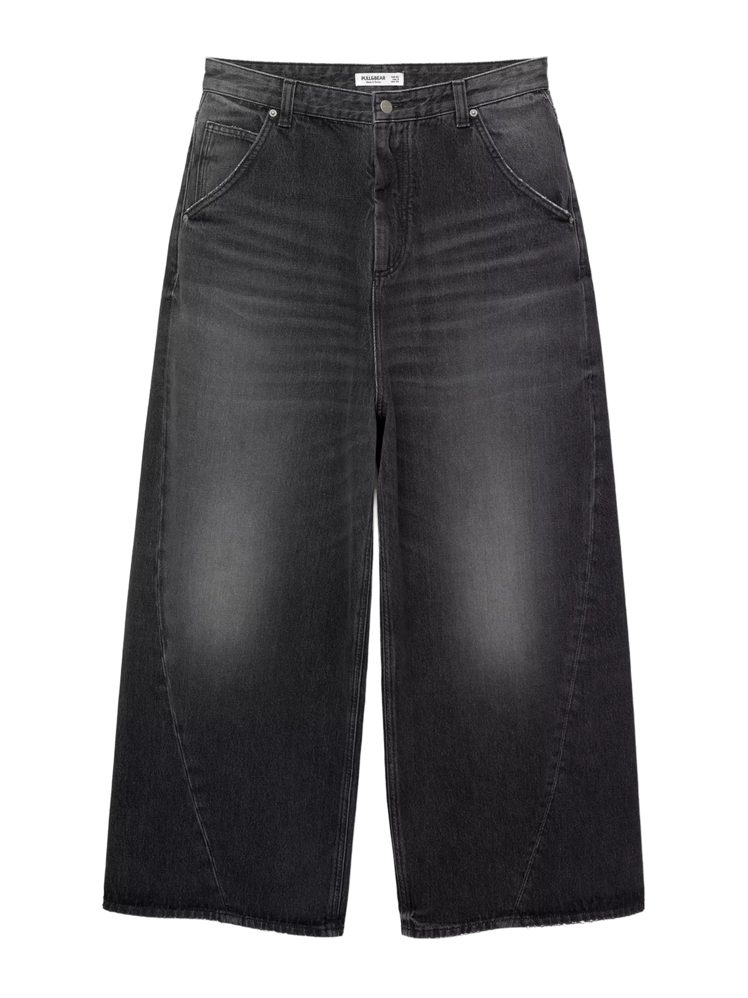 Jeans Pull&Bear pe negru denim, Vizualizare produs