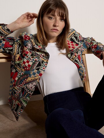 Veste bavaroise ' ' Apricot en bleu