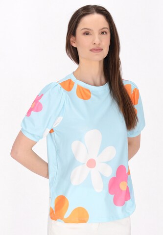 usha BLUE LABEL - Blusa 'Fashion Look' en azul: frente