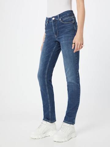 MAC Slimfit Jeans 'MELANIE' in Blauw: voorkant