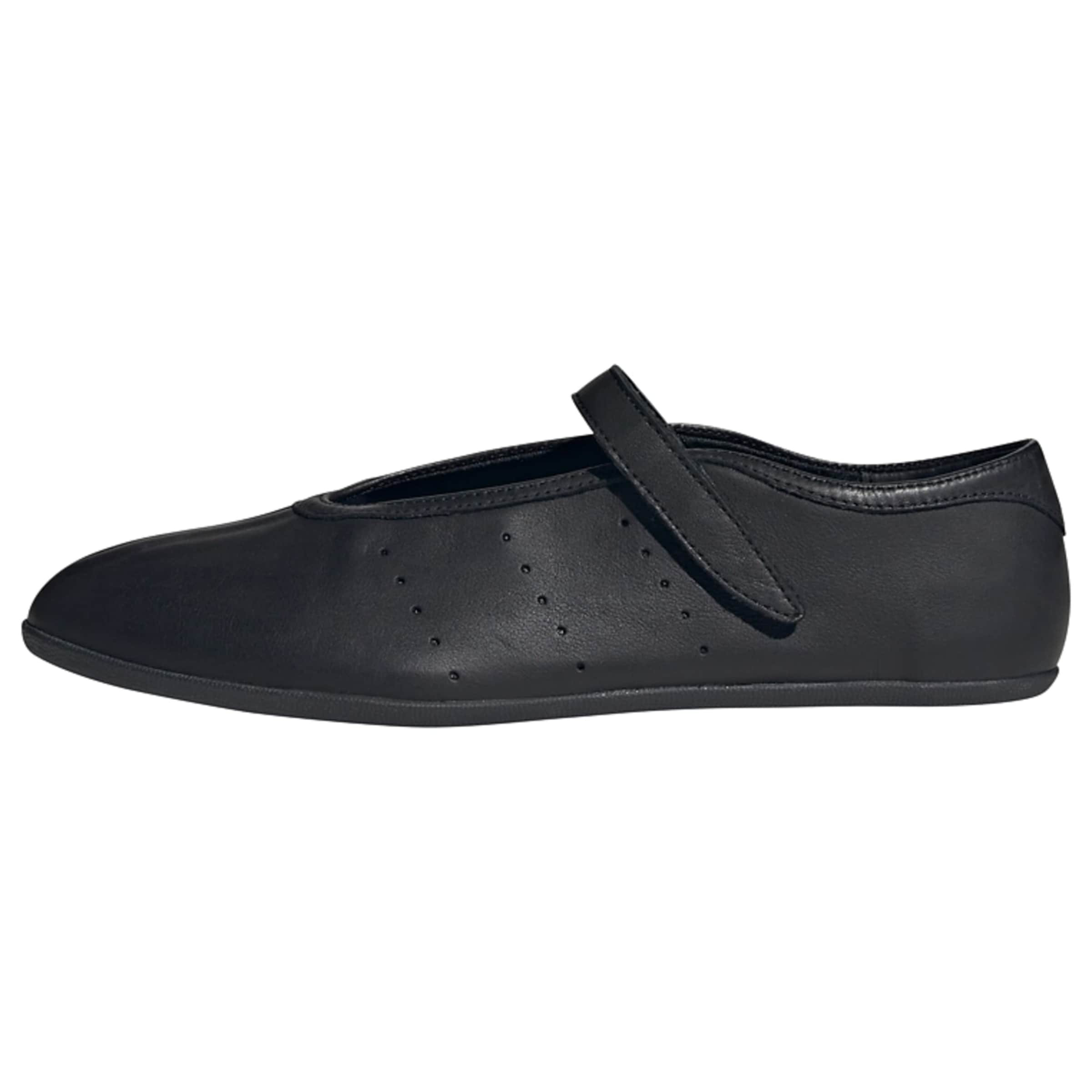 ADIDAS ORIGINALS - Zapatillas sin cordones 'Stan Smith' en negro: frente