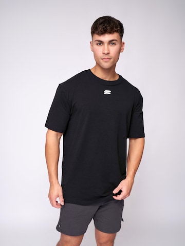Maglietta 'Essential Oversized T-shirt' di Fortex Fitness in nero