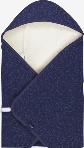 ALVI Baby Blanket in Blue: front