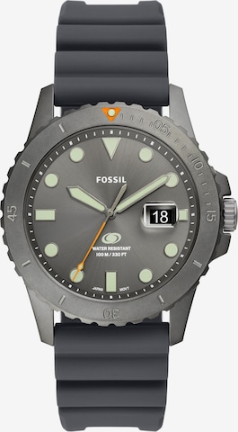 FOSSIL - Reloj analógico en gris: frente