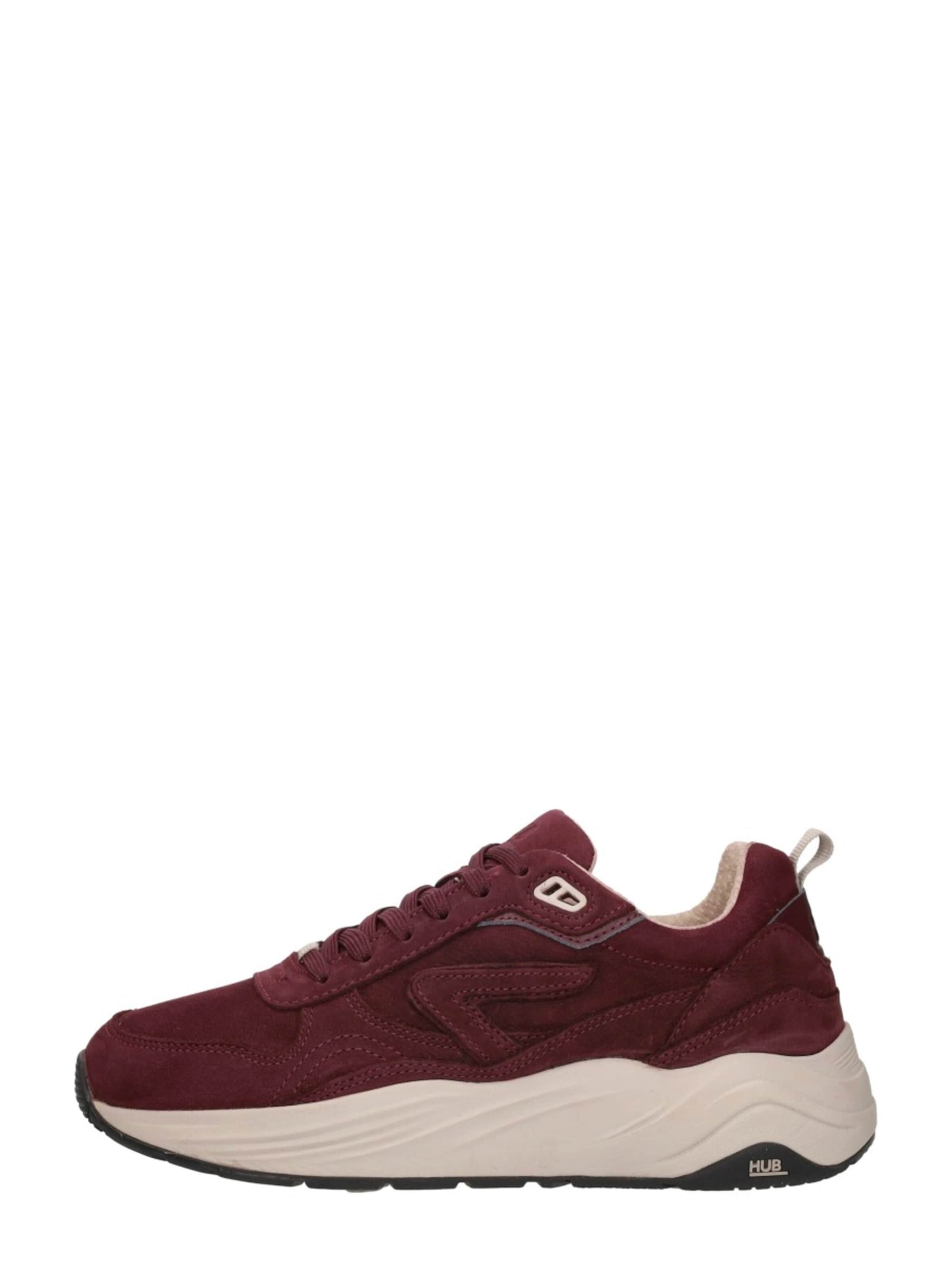 HUB Sneakers laag 'Glide' in Rood: voorkant