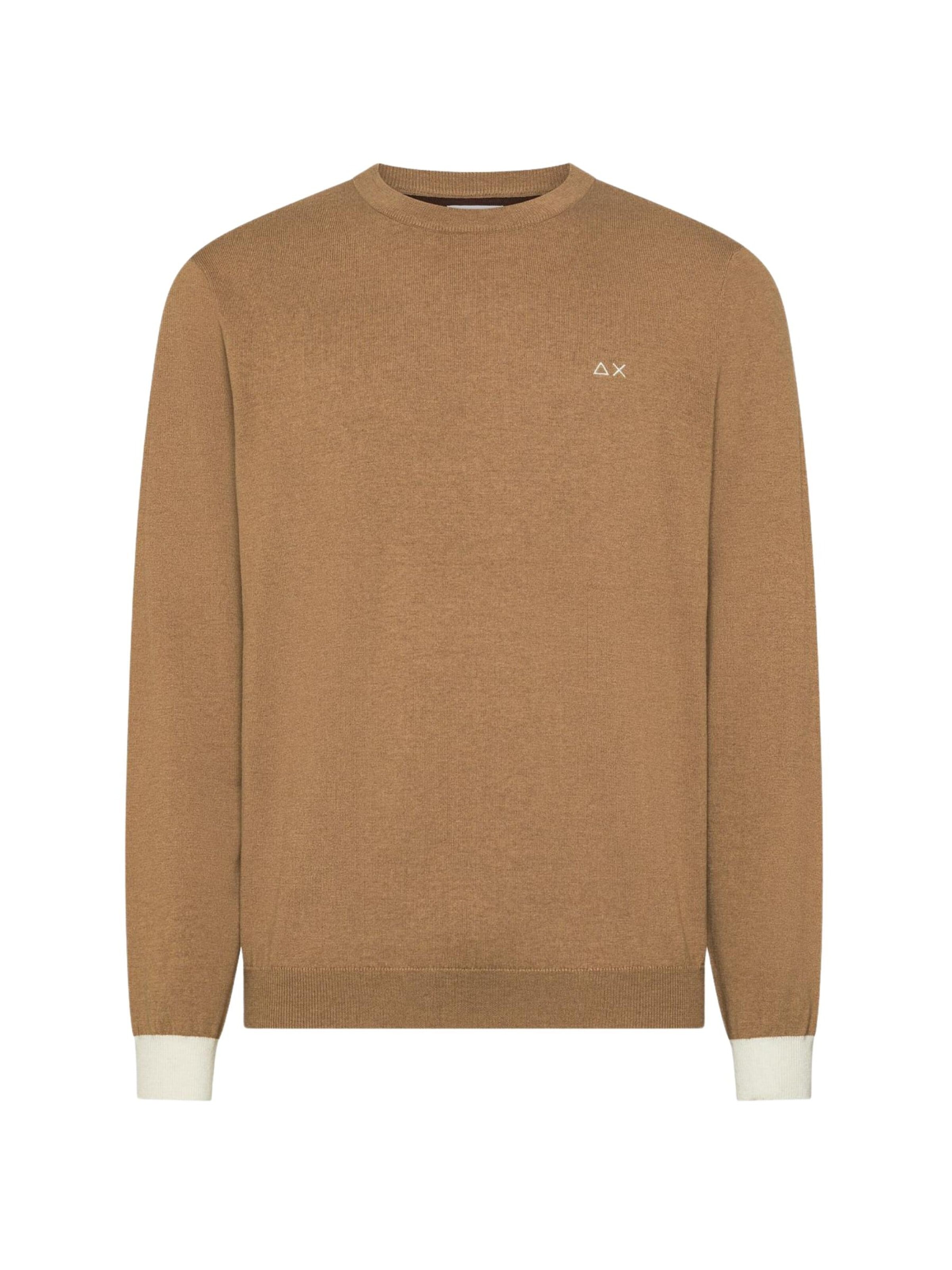 SUN68 Pullover 'Maglieria K46160'‌‌‌‌‌‌ in Beige: Vorderseite