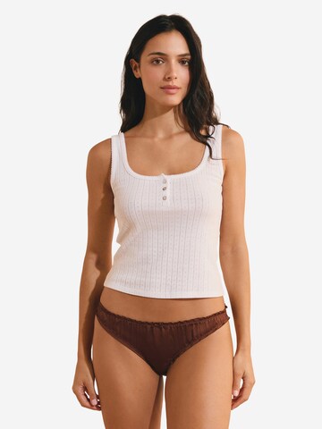 ETAM Slip 'Nora' in Braun