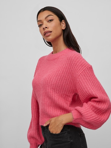 VILA Sweater 'FELO' in Pink