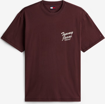 Maglietta 'NOVELTY' di Tommy Jeans in marrone: frontale